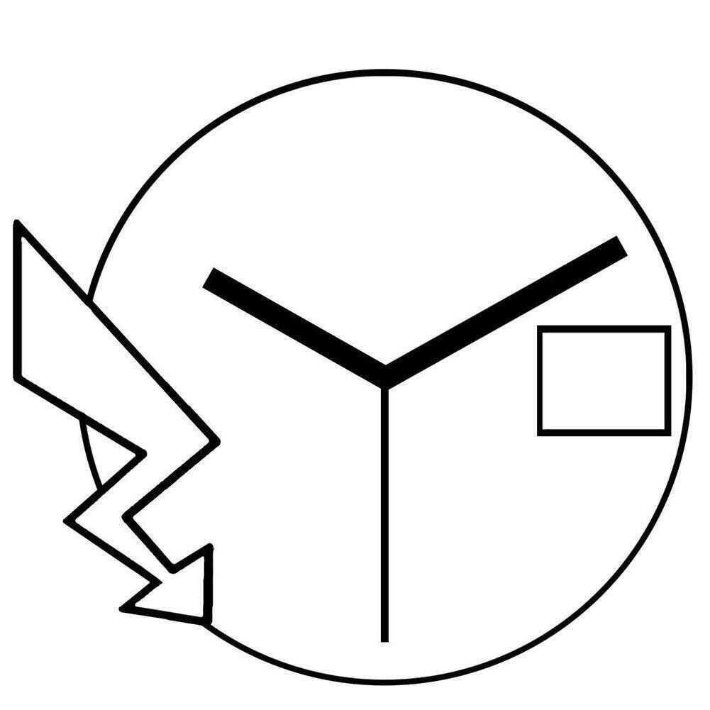 ETA F06.161 quartz watch movement with three hands and date display at 3 o'clock by ETA.