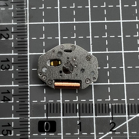 Miyota Citizen 2036 quartz movement with stem for precise watch repair and replacement.
