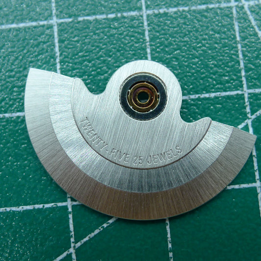 Generic PT5000 rotor oscillating weight for ETA2824 movement, ideal for watch repairs and modifications.