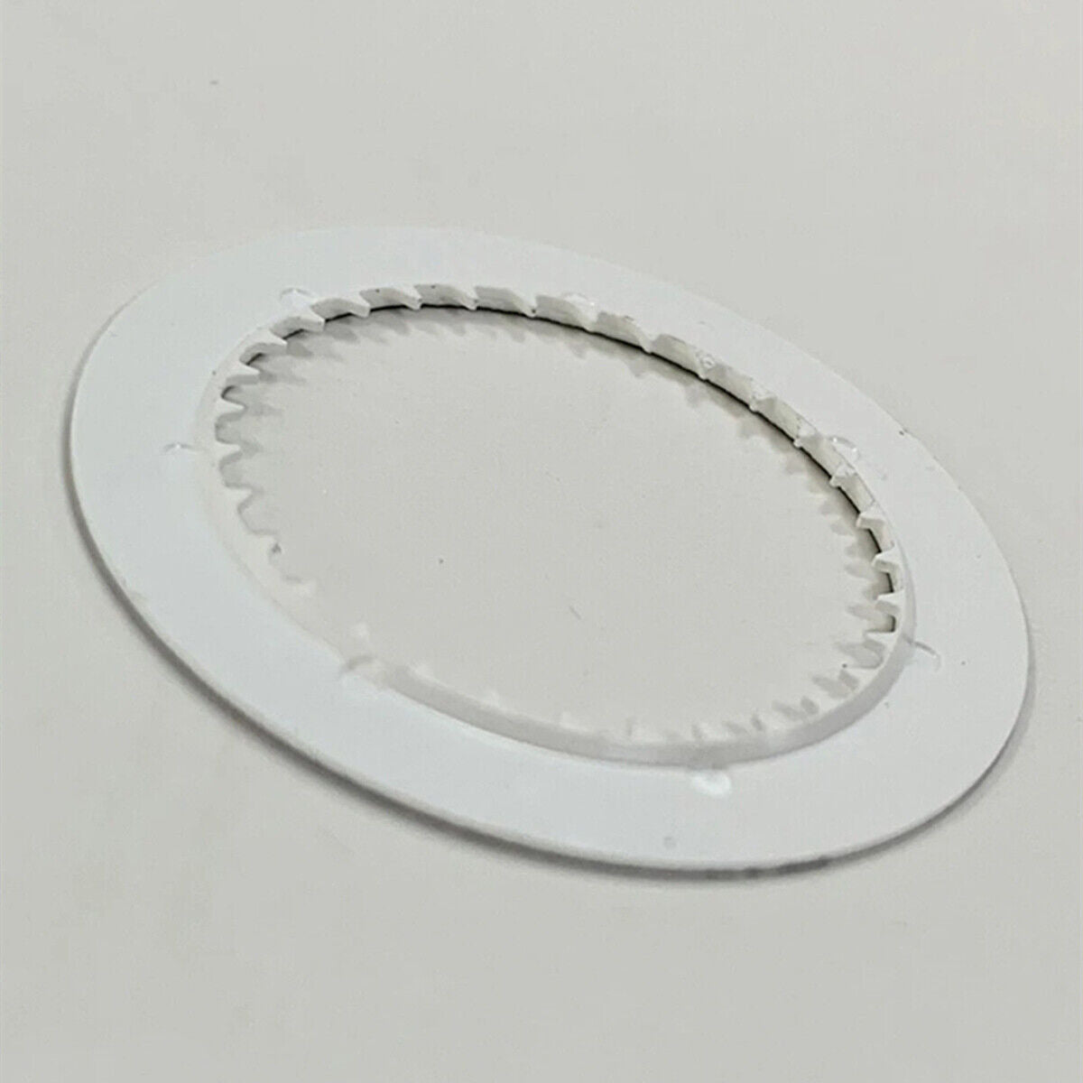 Yellow font date disk wheel for NH35 watch movement, black background, precision part.