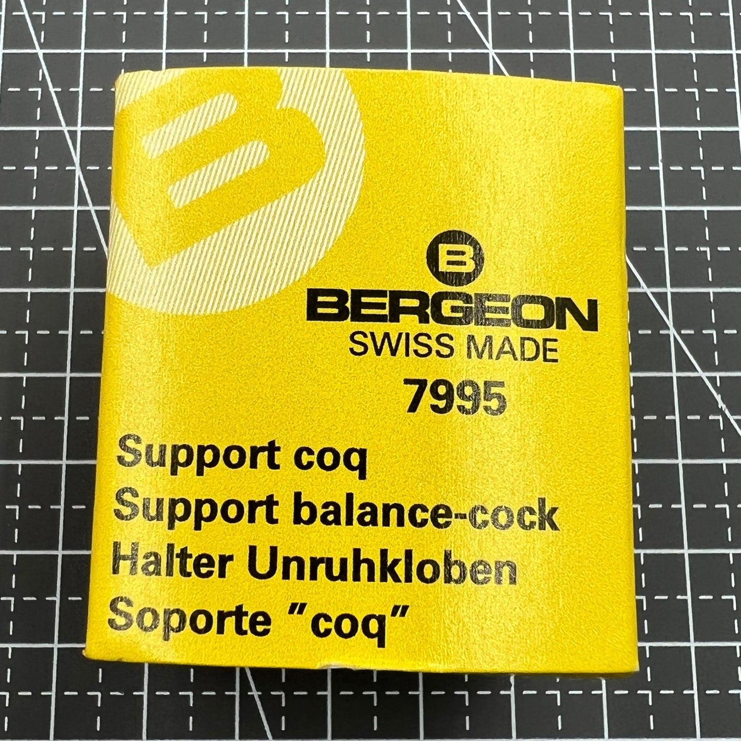 Swiss Bergeon 7995 Balance Cock Haltestütze Swiss Tool