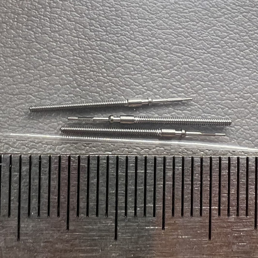 Set of 5 replacement watch winding stems for Miyota 6S20 6S10 movements, compatible accessories.