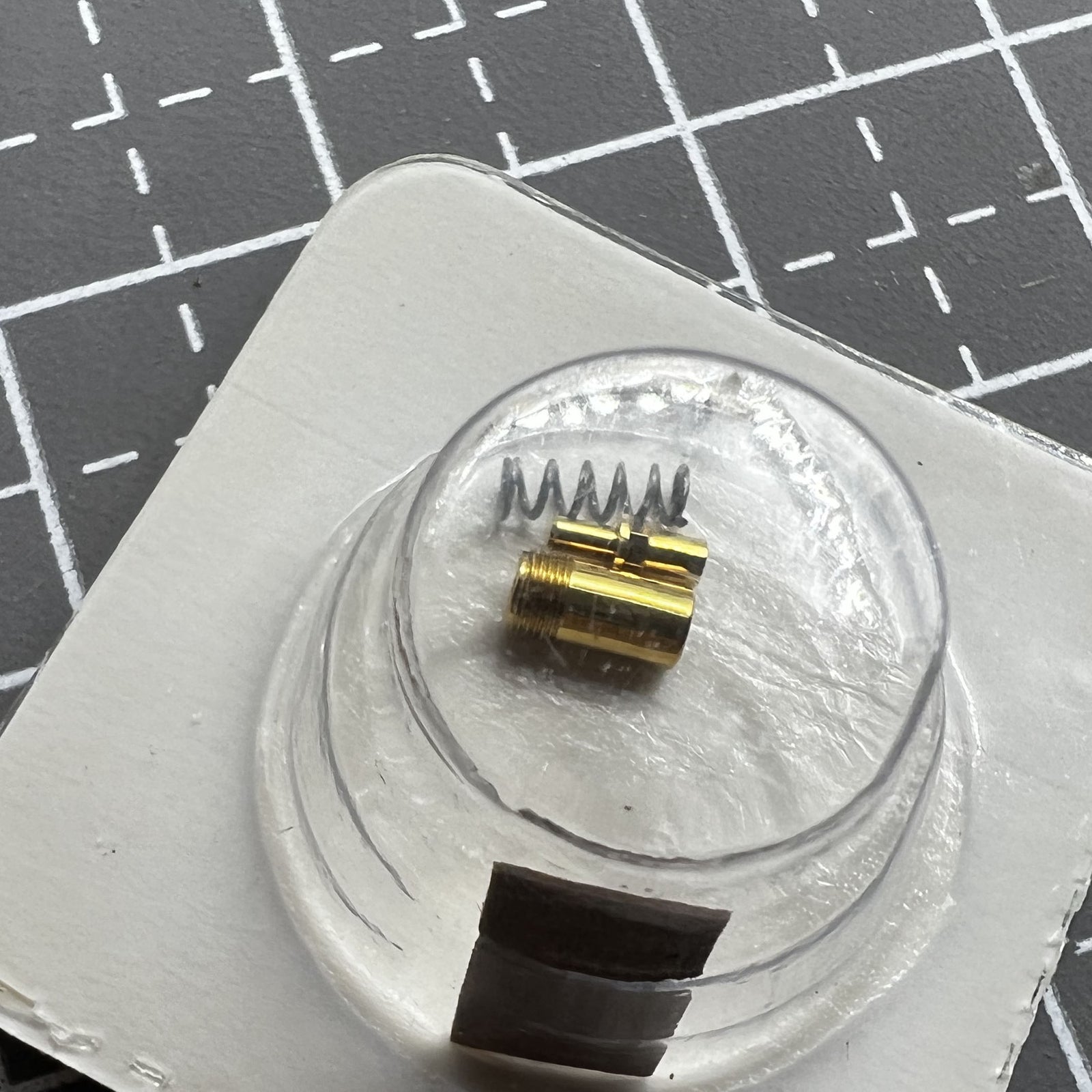 Watch crown expansion tube bushing for RLX 3135 3035 1570 movements, durable replacement part by RLX.