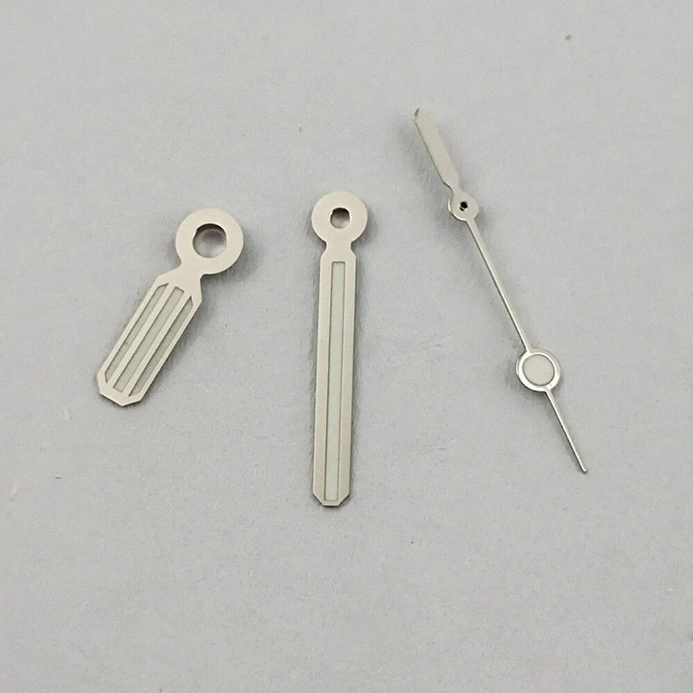 Aiguilles de montre argentées Lume pour mouvement Miyota 8205 8215 821A 2813 3804
