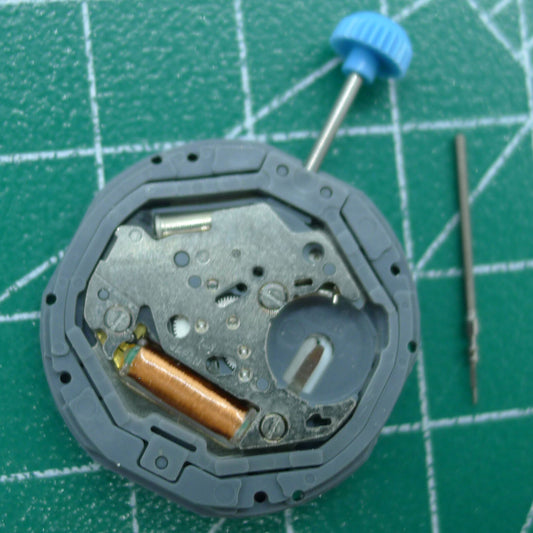 Wholesale Miyota 6M17 quartz watch movement, 3-hand design, reliable Japan-made component for repairs
