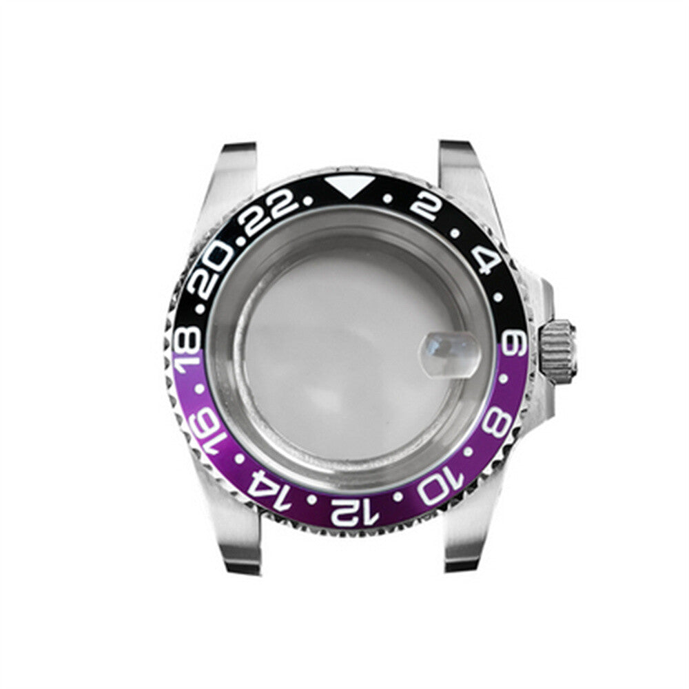 Boîtier de montre en verre saphir grossissant 40 mm pour montre NH35/NH36