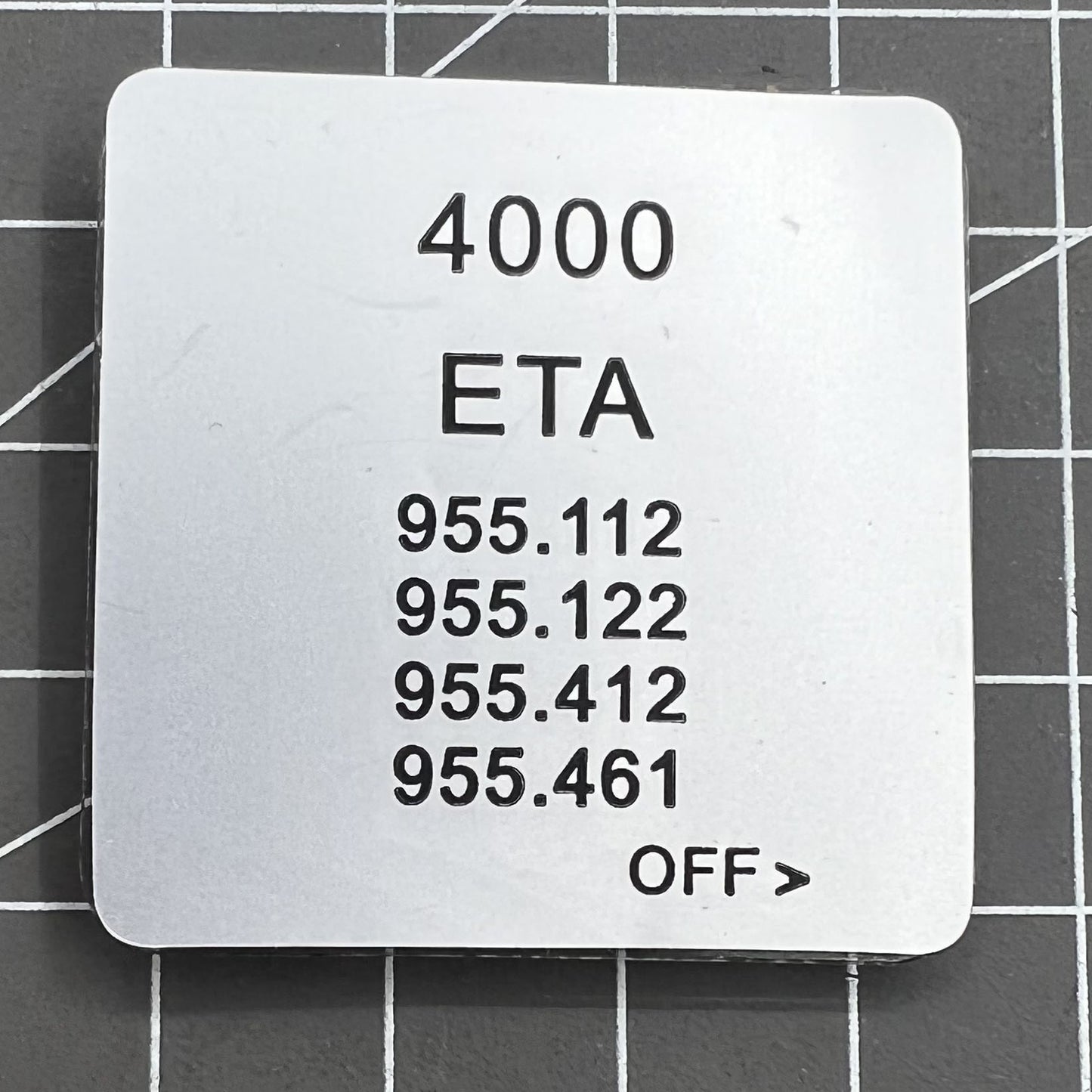 Circuit imprimé générique pour mouvement à quartz <tc>ETA</tc>955.112 955.412 955.414