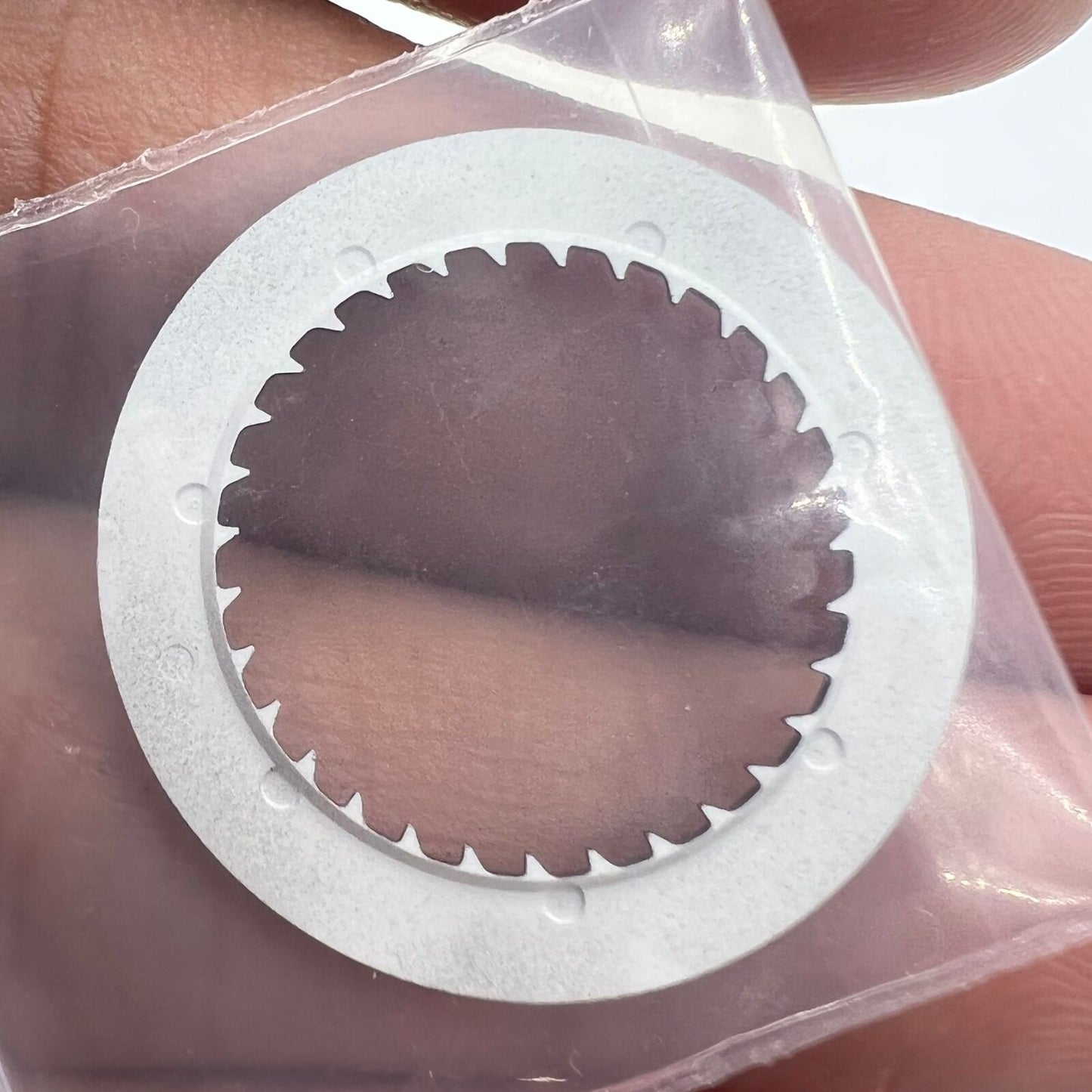 Black date disk wheel with red font for NH36 NH35 watches, date window at 3 o?clock, crown 3.8 position.