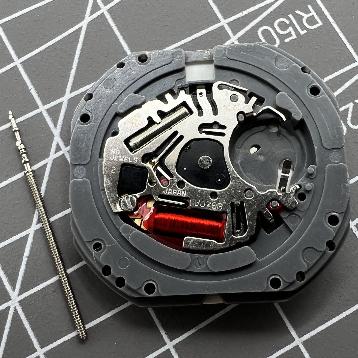 Hattori Epson TMI VJ76 VJ76B Japan Made Watch Quartz Movement Date At 6/12