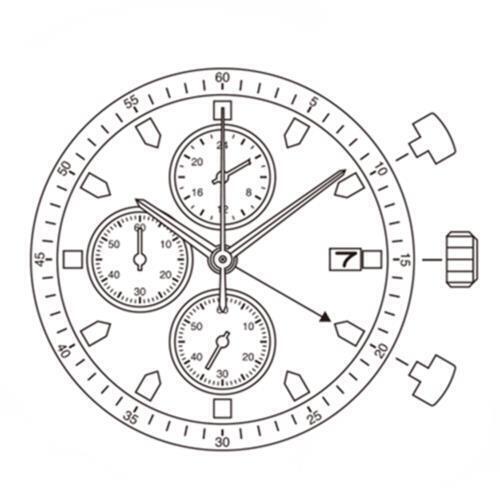 Miyota FS16 Japan Quartz Movement Date At 3/6