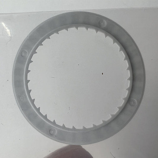 White date disk wheel showing date at 6 o'clock for Miyota 8215 8200 watch movement, generic accessory.