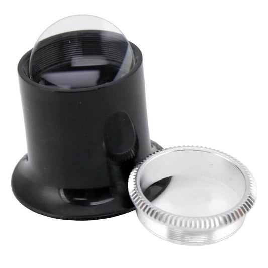 Bergeon 2611-TN jewelers eye loupe with opening for watch accessory inspection and precision work.
