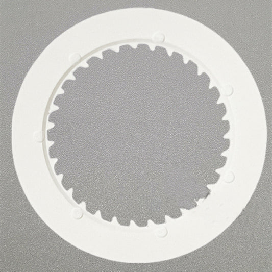 Vintage silver date disk wheel for NH36 NH35 watch movement, crown position 3.8/3 precision part