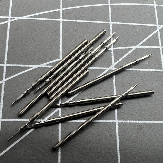 Watch winding stem compatible with Miyota 1N12 1M12 1L02 1M02 1L12 movements, precise fit.