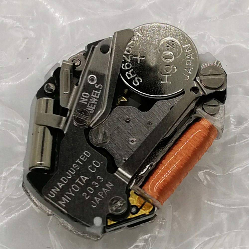 Replacement Quartz Watch Movement 3 Hands Movement for Miyota 2033 Watch Repair