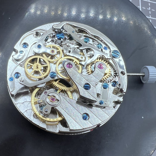 Tianjin Seagull ST1903 manual mechanical movement with 24-hour display for precise watch repairs.