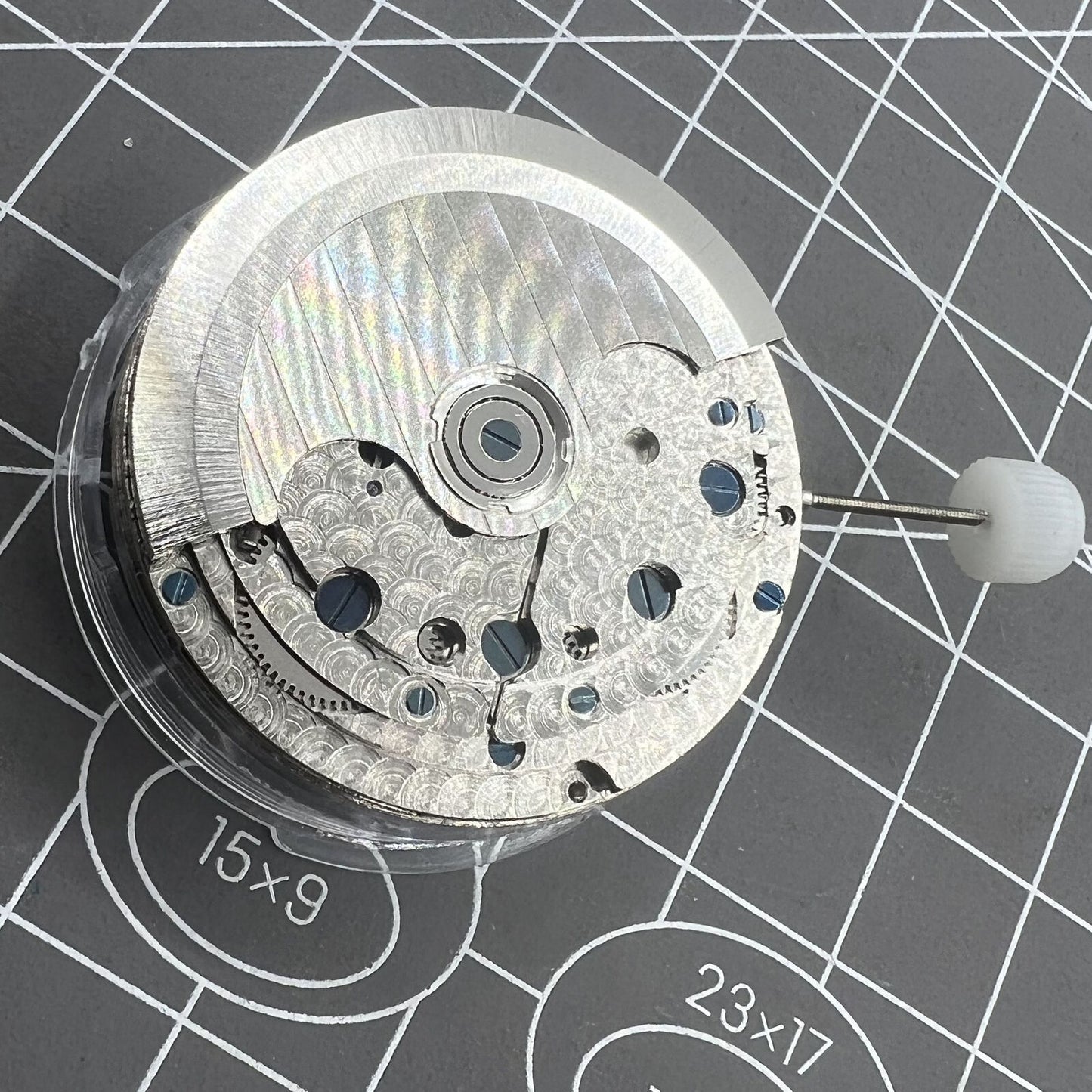 SHANGHAI Automatisches mechanisches Uhrwerk, doppelte Unruh bei 6