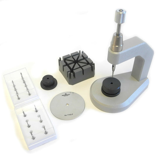Bergeon 7745-100 watch bracelet pin pusher press for precise link removal and adjustment.