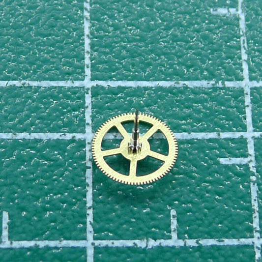 Golden 4.5H second wheel for Miyota 82S5 82S7 movement, precision watch accessory.