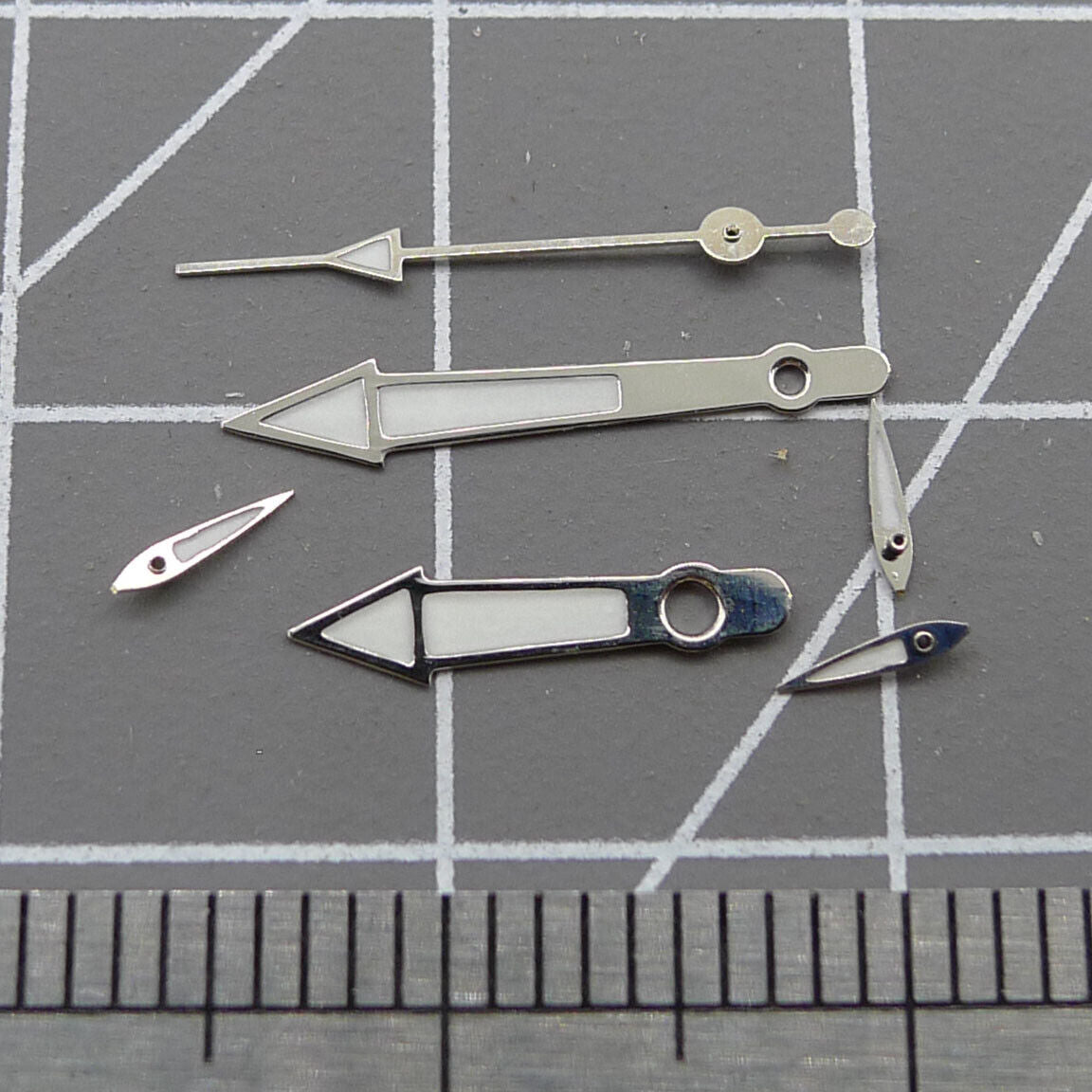 13 mm silberner Rand, grüne Leuchtzeiger für Miyota OS10 OS20 OS22 OS60 OS80