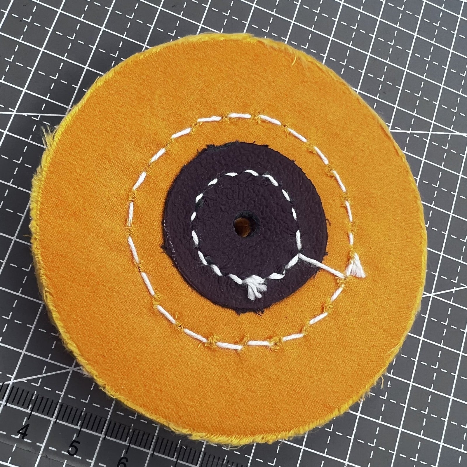 Cotton polishing buffing wheel 4x75mm for smooth finishing in watch accessories. Premium quality.