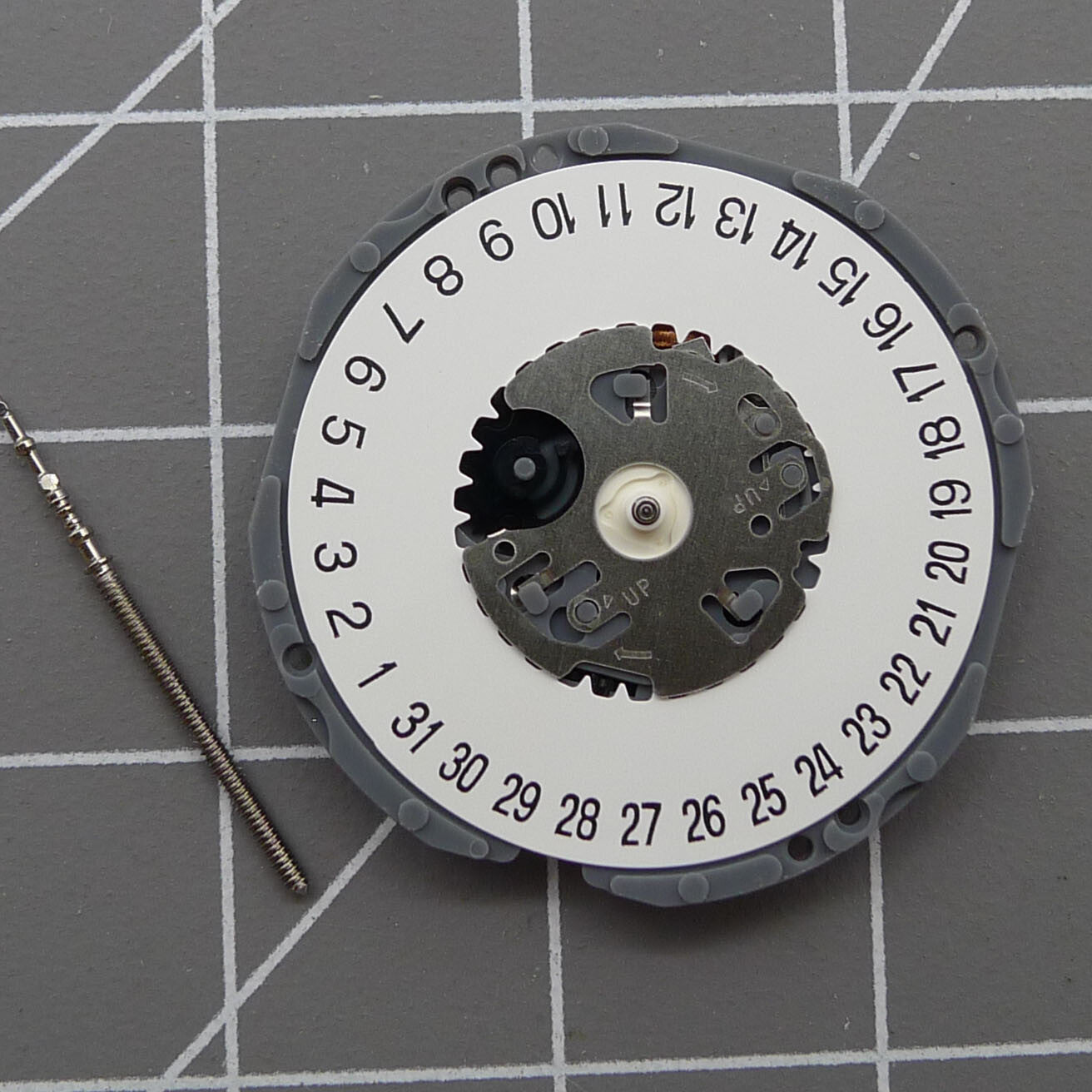 Japan Made Hattori Epson TMI VJ34B quartz watch movement with date window at 6 o?clock