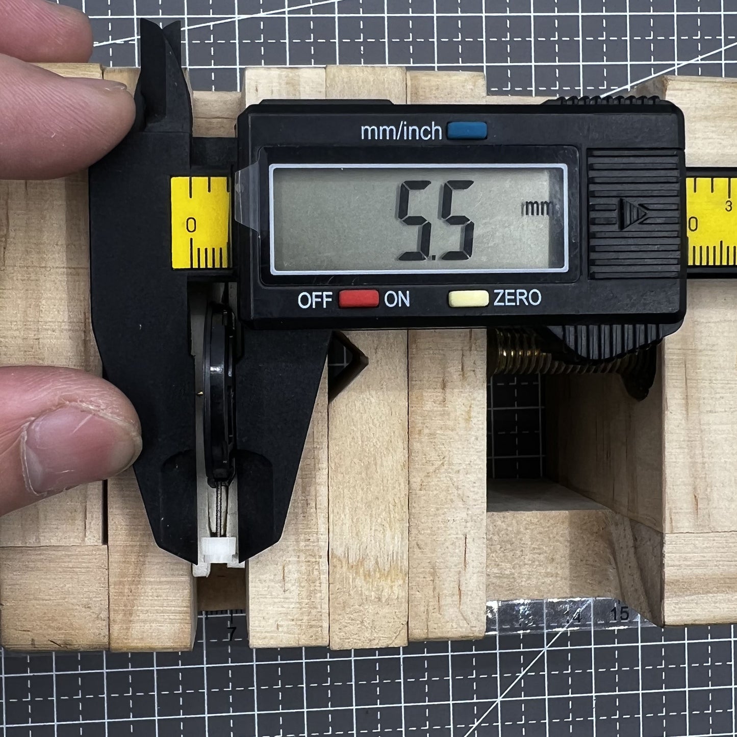ETA 805.161 quartz watch movement with detailed HCP height components for precision timing.