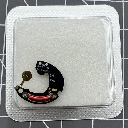 Circuit board for Swiss Original ETA 976.001 watch movement parts, compatible for precise repairs.