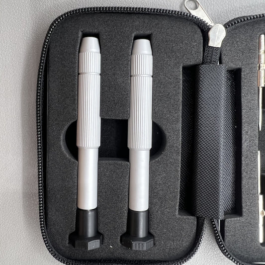 Glasses Watch Screwdriver Set with hex tools and cutter head for precise watch accessory repairs