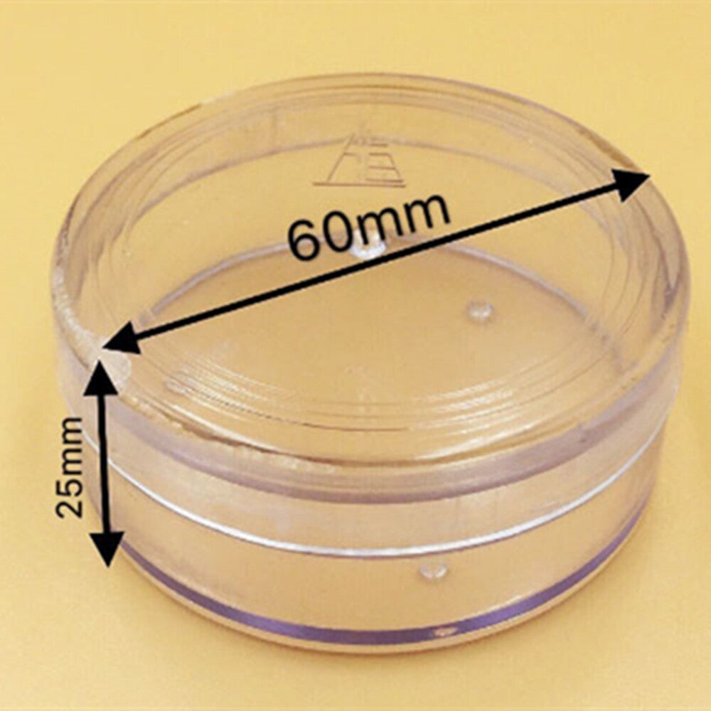 Plastic watch oil benzine cup 60-77mm with anti-leak cover for precise watch repair by watchmakers