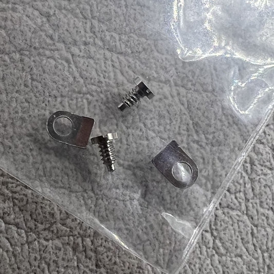 Silver casing clamps and screws set x4 for Seagull ST3600 ETA6497 watch movement accessories