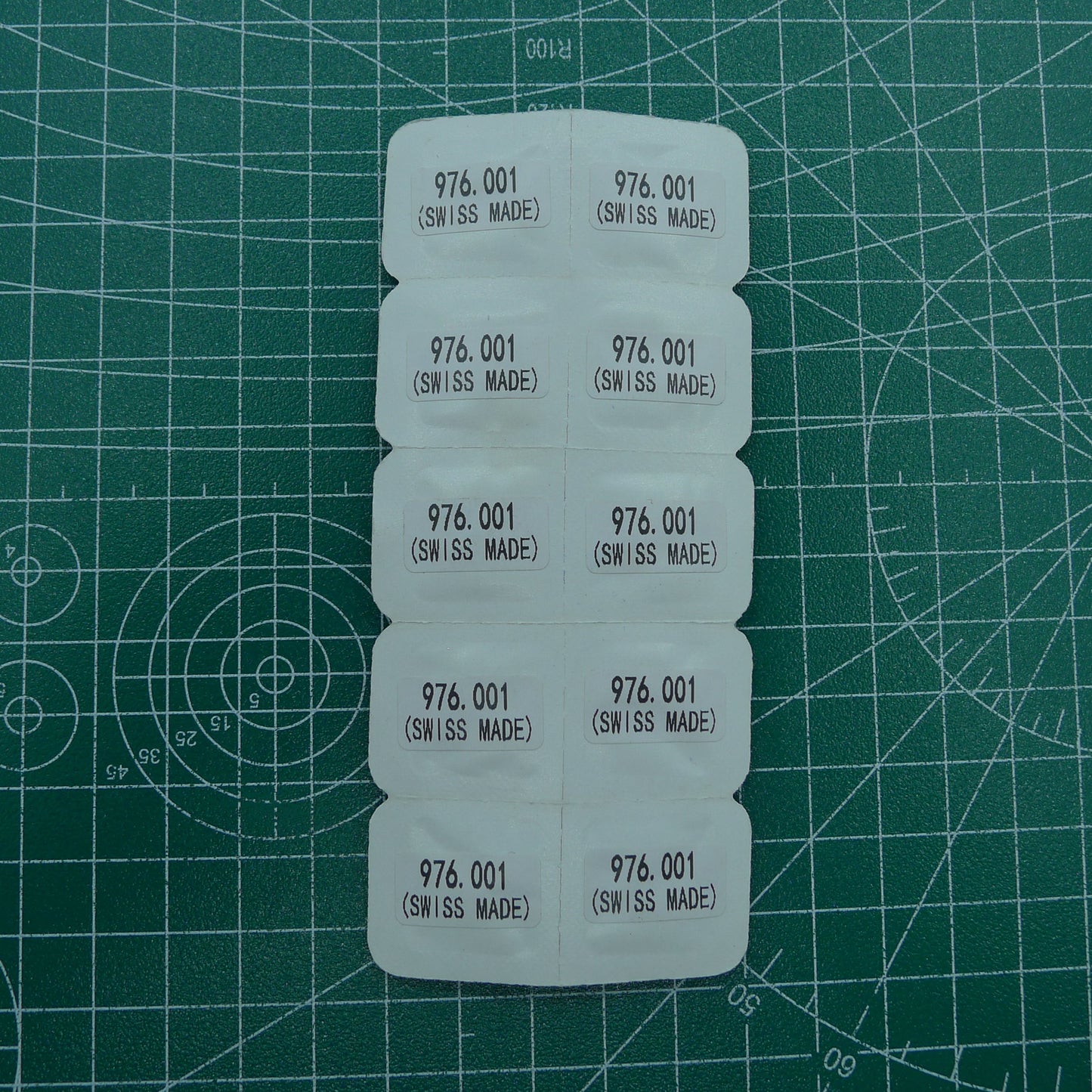 Wholesale battery fixing plate for ETA976.001 quartz watch movement, compatible with precision repairs.