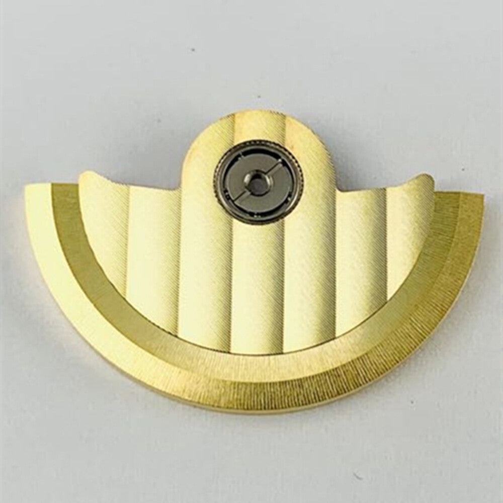 Golden Line Wave Carved Rotor Oscillating Weight for Seiko NH35 NH36 Movement