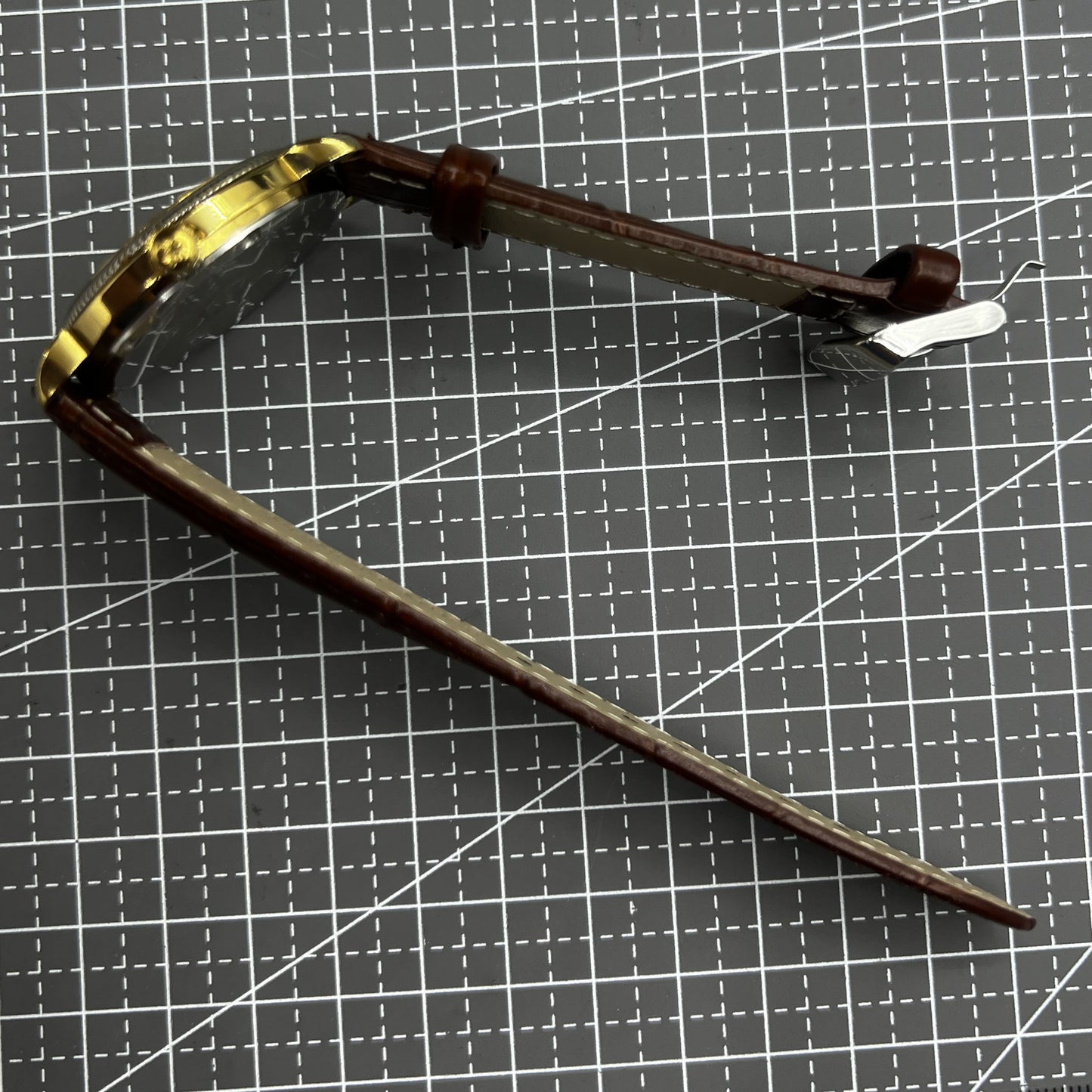 SHANGHAI JINJI Manuelle mechanische Uhr, römische Ziffern, 17 Juden, stoßfest