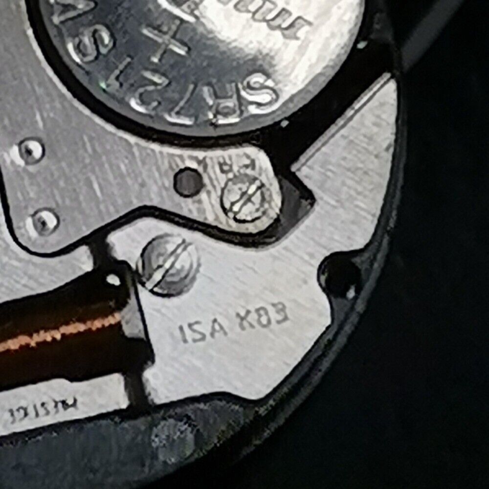 Montre ISA K83 de fabrication suisse, mouvement à quartz, 3 aiguilles, date à 6 étoiles, phase de lune