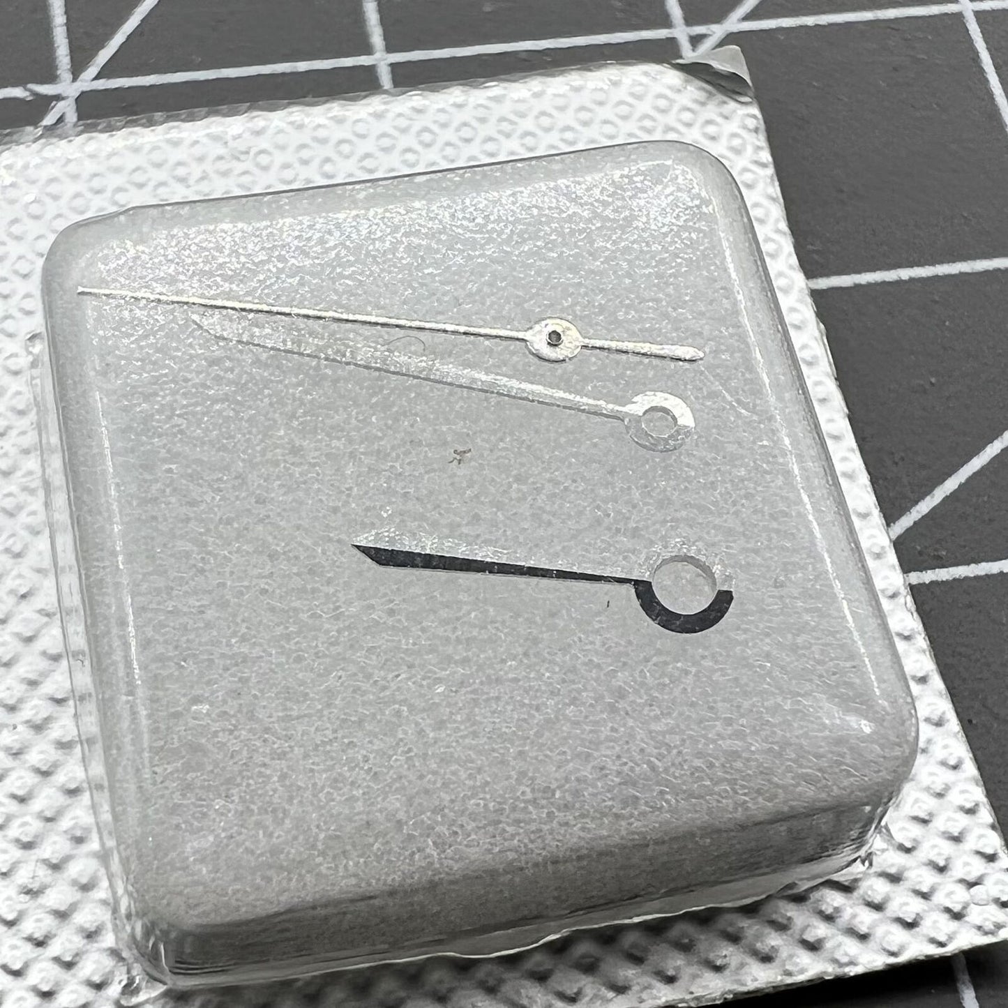 12mm men's watch hands set with hour, minute, second hands for ETA 2892 movement.