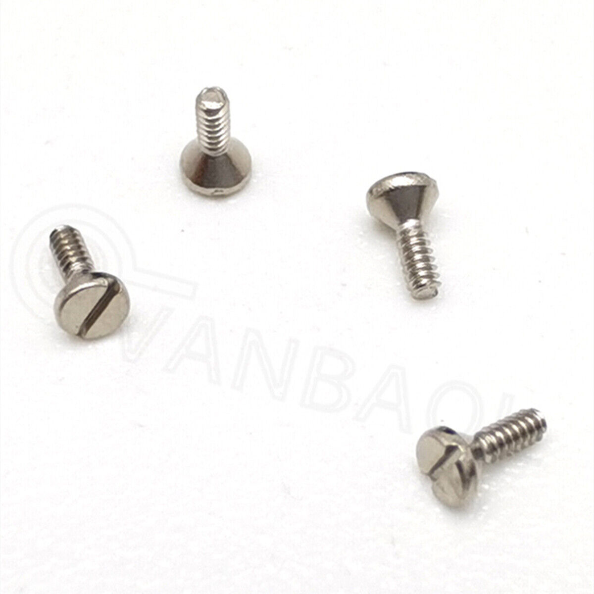 Durable watch case cushion mount screws for Miyota 8215 8200 movement replacement.