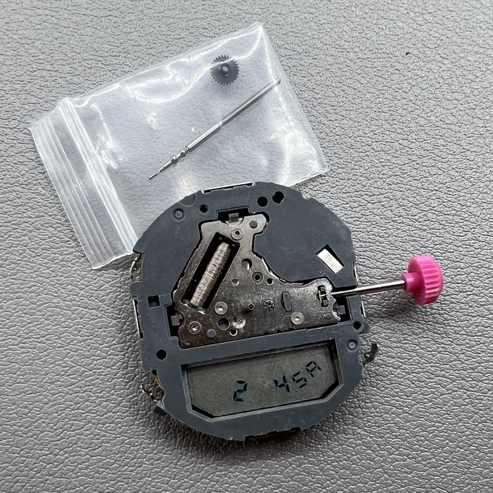 Miyota T205 quartz watch movement with visible display window for accurate timekeeping in watch accessories.