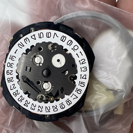 Hattori Epson YM26 quartz watch movement, precision Japanese craftsmanship for accurate timekeeping.