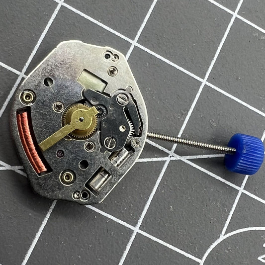ISA 268 Swiss made quartz watch movement with 2 hands, precise and reliable for watch accessories.