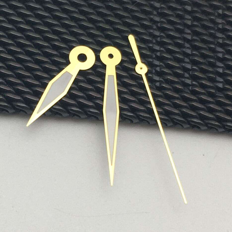 Aiguilles de montre lumineuses vertes 11,5 x 16,9 x 18,1 mm pour mouvement NH35A NH36A 6510