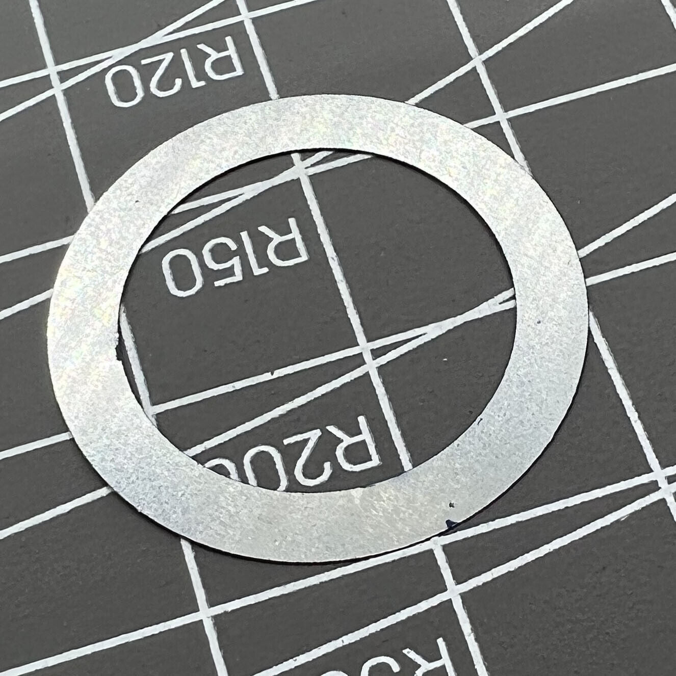 Denim Blue Background White Font Date Disk Wheel Overlay for Miyota NH35 NH36