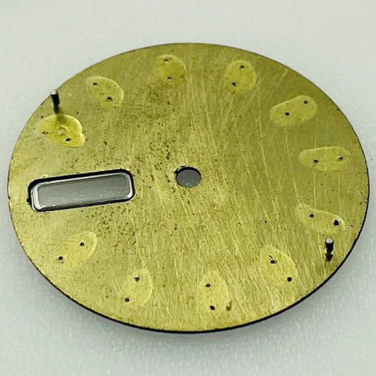 28.5mm green luminous white and red watch dial for NH36/4R36 movement replacement.