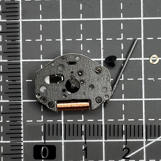 1. Miyota 2033 quartz movement with high pinion and three hands, ideal for watch repairs.