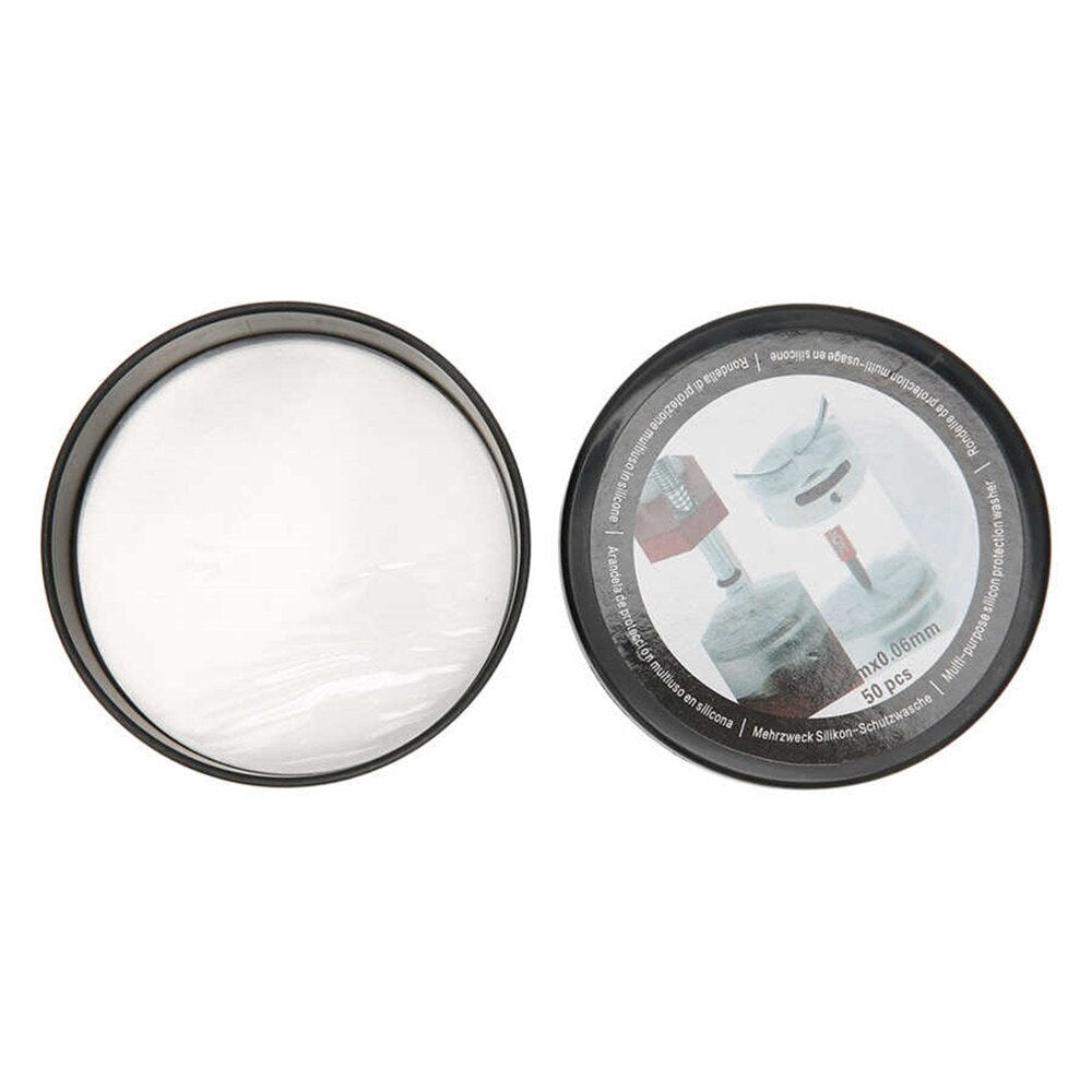 MSA 60mm plastic watch dial case back pads, 50pcs set for secure watch repair protection.