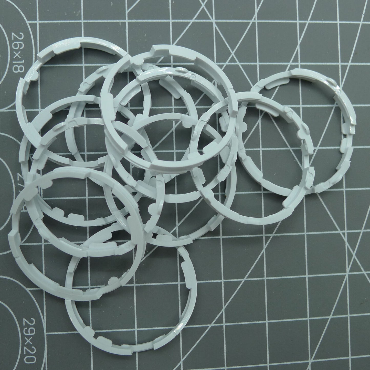5x Plastic Watch Case Movement Cushion Mount Spacer Ring for Miyota 8200 Series