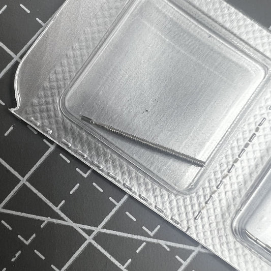 Set of 5 generic watch winding stems for ETA255.111 movement, compatible replacement parts for precision repair.