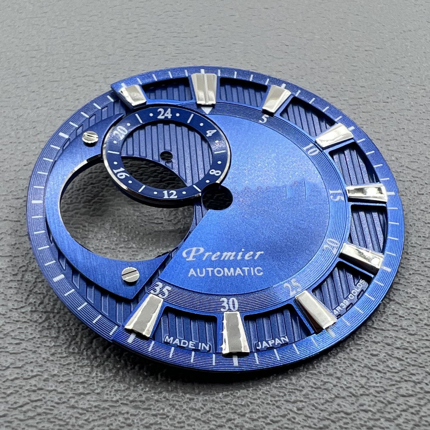 28.5mm Silver Font Modified Hollow Diving No Lume Watch Dial for NH39 Movement