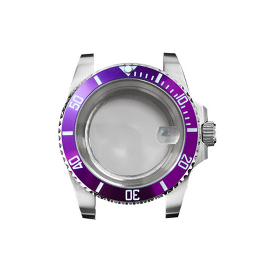 Boîtier de montre en verre saphir grossissant 40 mm pour montre NH35/NH36