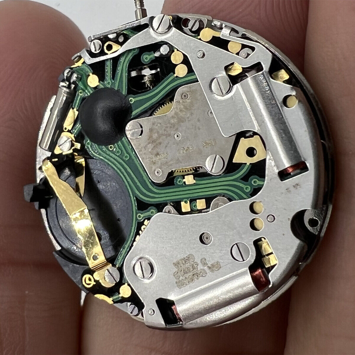 ISA 8172 quartz watch movement by ISA, precise timekeeping for date-at-6 repairs.